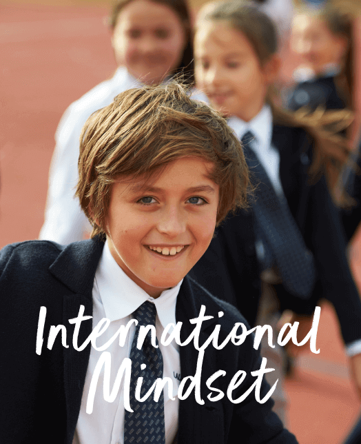 International midnset - kid smiling